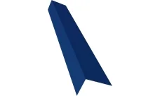 Планка на коньковый аэратор 30х20 Фартук S8 Гранд Лайн 0,4 ПЭ с пленкой RAL 5005 сигнальный синий (2м)