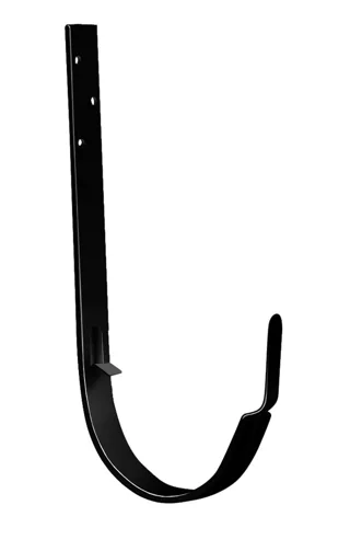 Крюк длинный Гранд Лайн ПЭ 125мм RAL 9005 черный