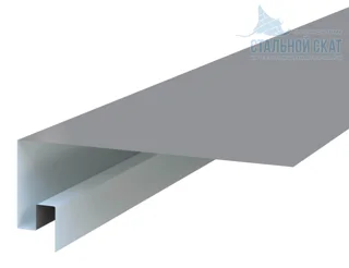 Планка откоса сложная 3D 245х75х2000 Норман МП (ПЭ-01-9006-0.5)