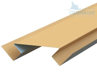 Планка угла внутреннего сложного 75х3000 (ПЭП-01-1014-0.45)
