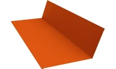 Планка примыкания 150х246 Гранд Лайн 0,45 ПЭ с пленкой RAL 2004 оранжевый (2м)