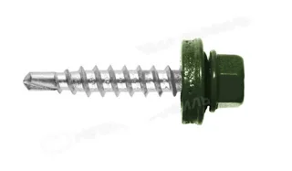 Саморез 4,8х28 РуфРитейл RAL6007 (бутылочно-зеленый)