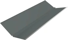 Планка ендовы нижней с компенсатором Гранд Лайн 0,45 ПЭ с пленкой RAL 7005 мышино-серый (2м)