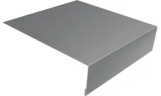 Планка лобовая/околооконная простая 190х50 Гранд Лайн 0,45 Драп ТХ RAL 7004 сигнальный серый (2м)