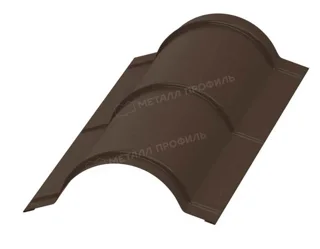 Планка конька круглого R110х2000 (Стилматт-20-8017-0.4)