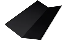 Планка ендовы нижней 300х300 Гранд Лайн 0,45 ПЭ с пленкой RAL 9005 черный (2м)