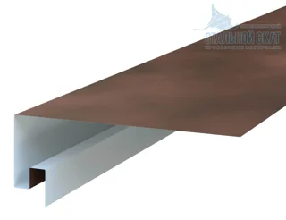 Планка откоса сложная 3D 245х75х3000 (КЛМА-02-Античный-0.5) Металл Профиль