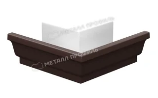 Угол желоба наружный 120х86 Форамина Фриз Квадро (FRZ-01-8017-0.5)