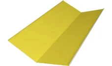 Планка ендовы нижней 300х300 Гранд Лайн 0,45 ПЭ с пленкой RAL 1018 цинково-желтый (2м)