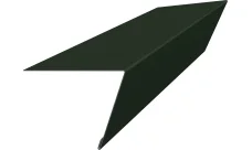 Планка капельник обратный 105х80 Фартук S16 Гранд Лайн 0,5 Сатин матовый ТХ RAL 6020 хромовая зелень (2м)