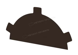 Заглушка конька круглого простая (MattMP-20-8017-0.5)