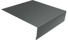 Планка лобовая/околооконная простая 190х50 Гранд Лайн 0,45 ПЭ с пленкой RAL 7005 мышино-серый (2м)