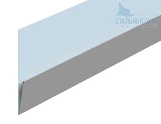 Планка начальная Лбрус-XL 20х50х3000 (ПЭ-01-9010-0.45)