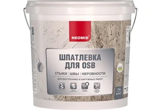 Шпатлевка NEOMID для плит OSB 7кг готовый NEOMID