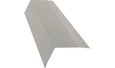 Планка карнизная 100х65 Гранд Лайн 0,45 ПЭ с пленкой RAL 9002 светло-серый (2м)