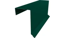Планка торцевая кровельная фальц 65х97 Гранд Лайн 0,45 ПЭ двухсторонний с пленкой RAL 6005 зеленый мох (2м)