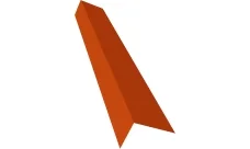 Планка на коньковый аэратор 30х20 Фартук S8 Гранд Лайн 0,45 ПЭ с пленкой RAL 2004 оранжевый (2м)