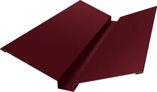 Планка ендовы верхней 115х30х115 0,45 ПЭ двухсторонний с пленкой Гранд Лайн