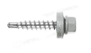 Саморез 4,8х19 РуфРитейл RAL9006 (белый алюминий)