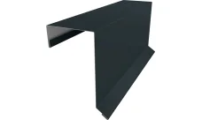 Планка торцевая кровельная фальц 65х97 Гранд Лайн 0,45 ПЭ с пленкой RAL 7016 антрацитово-серый (2м)