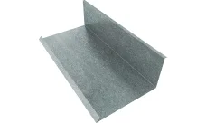 Планка примыкания нижняя к трубе 130х240 Гранд Лайн 0,45 Цинк (2м)