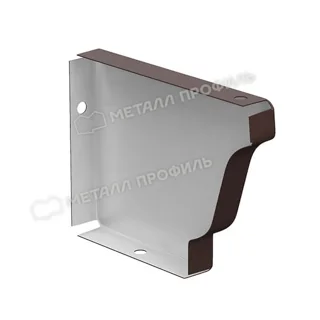 Заглушка желоба 120х86 правая Форамина Фриз Квадро (FRZ-01-8017-0.5)