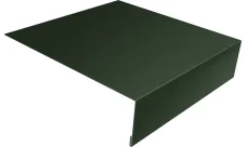 Планка лобовая/околооконная простая 190х50 Гранд Лайн 0,5 Сатин матовый ТХ RAL 6020 хромовая зелень (2м)