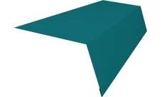 Планка карнизная для мягкой кровли 100х65 Гранд Лайн 0,45 ПЭ с пленкой RAL 5021 водная синь (2м)
