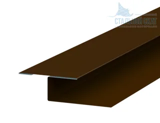 Планка стыковочная универсальная 50х18х3000 Норман МП Металл Профиль