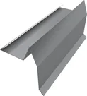 Планка торцевая для шифера Гранд Лайн 0,45 ПЭ с пленкой RAL 7004 сигнальный серый (2м)