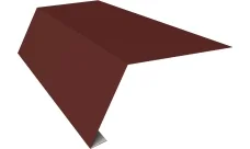 Планка карнизная для мягкой кровли 65х50 Фартук S1 карнизный Гранд Лайн
