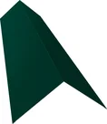 Планка конька плоского 145х145 Гранд Лайн 0,45 Драп ТХ RAL 6005 зеленый мох (2м)
