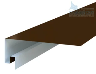 Планка откоса сложная 3D 245х75х2000 Норман МП (ПЭ-01-8017-0.5)