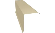 Планка торцевая 150х100 Гранд Лайн 0,5 Сатин с пленкой RAL 1015 светлая слоновая кость (2м)