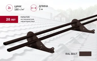Снегозадержатель трубчатый Snow Kit Гранд Лайн