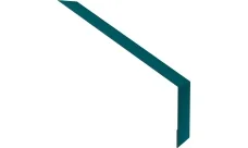 Планка карнизная для мягкой кровли 135х50 Гранд Лайн