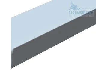 Планка начальная Лбрус-XL 20х50х3000 (ПЭ-01-9006-0.45)