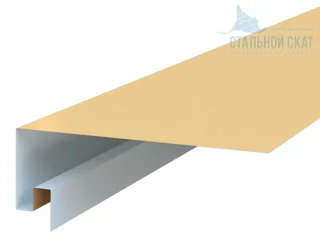 Планка откоса сложная 3D 245х75х2000 Норман МП (ПЭ-01-1015-0.5)