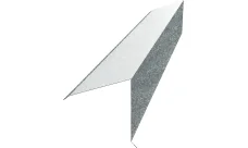 Планка конька односкатной кровли 160х160 Гранд Лайн 0,5 Цинк (2м)