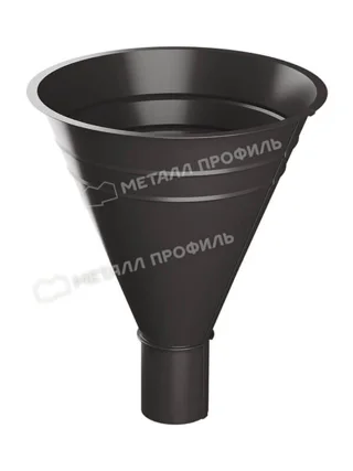 Воронка водосборная D100/300 Форамина Фриз (FRZ_D-01-Темный Брауни\Темный Брауни-0.6)