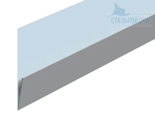 Планка начальная Лбрус-XL 20х50х3000 (ПЭ-01-9003-0.45)
