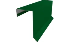 Планка торцевая кровельная фальц 65х97 Гранд Лайн 0,45 ПЭ с пленкой RAL 6002 лиственно-зеленый (2м)