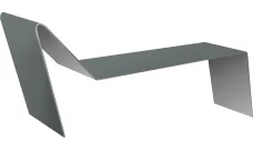 Планка примыкания для мягкой кровли Гранд Лайн 0,45 ПЭ с пленкой RAL 7005 мышино-серый (2м)