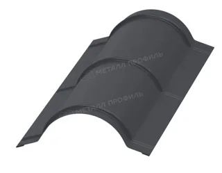 Планка конька круглого R110х2000 (Стилматт-20-7024-0.4)