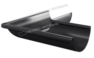 Угол желоба наружный D125х90 градусов ГС Лайт (ПЭД-01-9003\9003-0.6)