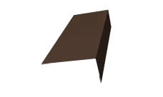 Наличник оконный HAUBERK 0,45 ПЭ с пленкой RAL 8017 шоколад (1,25)