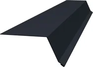 Планка капельник 100х55 Гранд Лайн 0,45 ПЭ двухсторонний с пленкой RAL 7024 мокрый асфальт (3м)