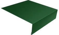 Планка лобовая/околооконная простая 190х50 Гранд Лайн 0,45 ПЭ с пленкой RAL 6002 лиственно-зеленый (2м)
