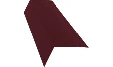 Планка карнизная 100х65 Гранд Лайн 0,4 ПЭ с пленкой RAL 3005 красное вино (2м)