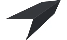 Планка капельник обратный 105х80 Фартук S16 Гранд Лайн 0,45 ПЭ с пленкой RAL 1018 цинково-желтый (2м)